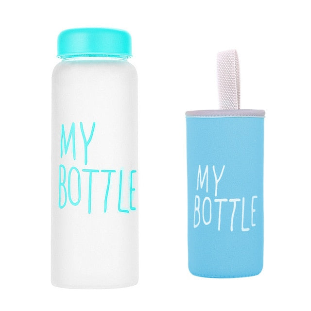 My Bottle 500ml Transparent Water Bottle For Drinking