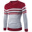 New Autumn Winter Round Neck Pullover Men Slim Fit Knitted Sweater