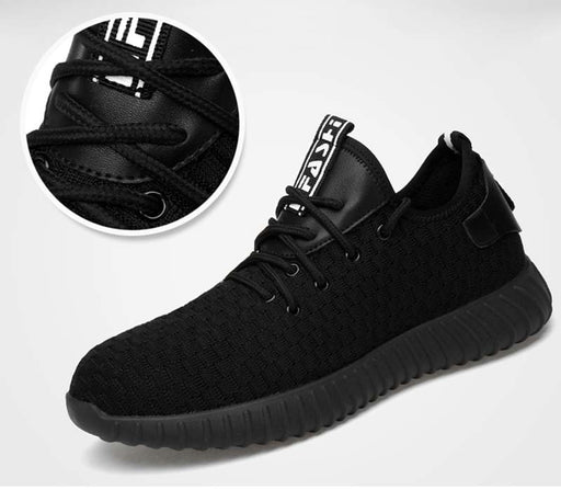 Fashion Safety Breathable Anti-smashing Steel Toe Caps Men's Work Shoes