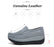 Women Flat Platform Ladies Suede Leather Hollow Casual Shoes