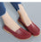 Women Genuine Leather Loafers Nurse Slip On Flat Oxford Shoes