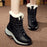 Women Warm Fur Fashion  Lace Up Platform Waterproof  Boots