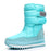 NEW Warm Solid Anti-Slip Snow Women Waterproof Female Winter Thermal Boots