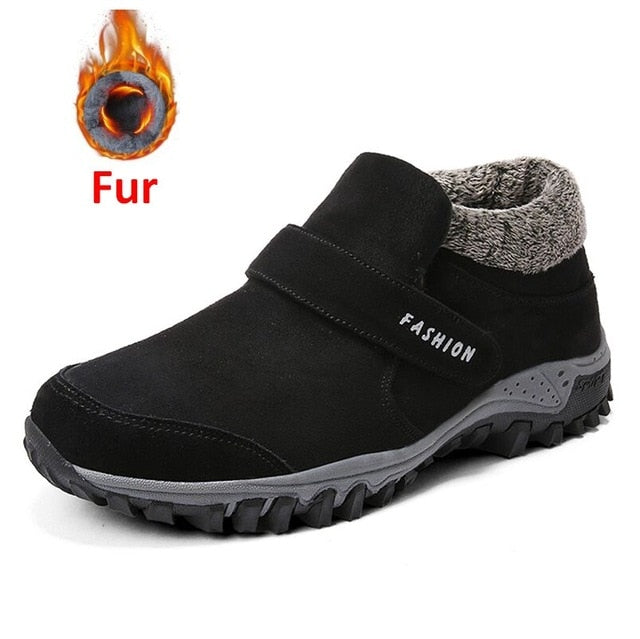 New Men Winter Fur Warm Casual Boots