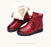 Women Snow Boots Vintage Genuine Leather Natural Wool Fur Winter Warm Ankle Boots