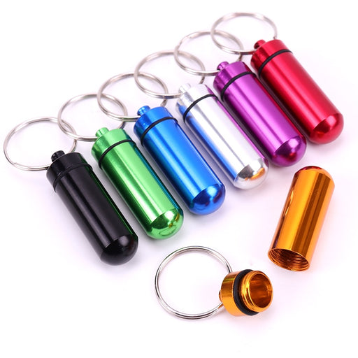 New High Quality Portable WaterProof Keychain Tablet Storage Case Holder