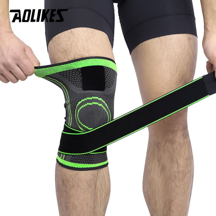 1PCS Professional Protective Sports Knee Pad Breathable Bandage Knee Brace