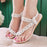 Women Summer Style Bling Bowtie Fashion Peep Toe Sandal