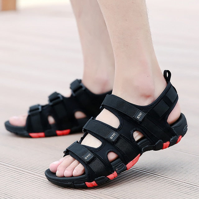 Men's Hook&loop Fashion Waterproof Casual Sandals