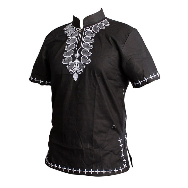 AfroFashion Men's Wonderful Colors Traditional Mali African Vintage Top