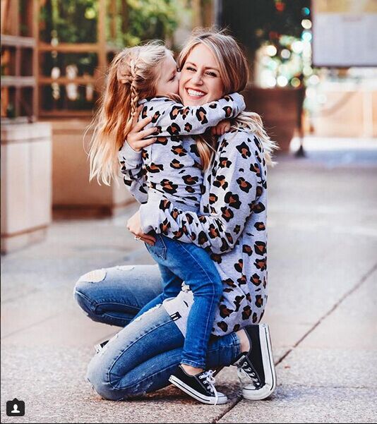 Mother&Daughter Family Matching Women Girl Boys Fashion Sweatshirt