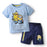 2-5 years Children Clothing Set (Minions T-Shirt+ Pants 100% Cotton Sports Suit)