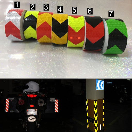 3M Safety Mark Reflective tape stickers car-styling Self Adhesive Warning Tape Automobiles Motorcycle Reflective Film