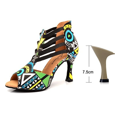 AfroFashion Brand Latin Dance Shoes